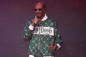 Snoop Dogg at the Xfinity Center in Mansfield, Massachusetts