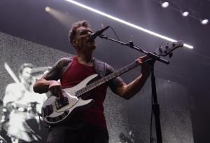 Rage Against The Machine performing at the PPG Paints Arena