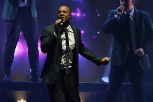 Straight No Chaser at the Mohegan Sun Arena on December 8, 2023