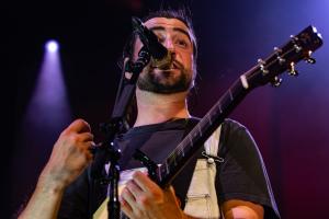 Noah Kahan performed at the Bank of New Hampshire Pavilion