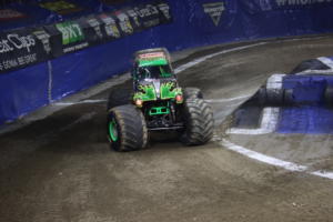 The Monster Jam Triple Threat Series in Providence, RI. at the Dunkin Donuts Center. 