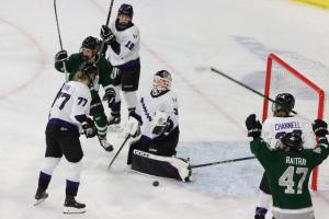 PWHL Boston vs Minnesota on 1/27/2024 at the Tsongas Center
