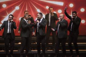 Straight No Chaser at the Mohegan Sun Arena on December 8, 2023