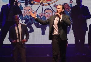Straight No Chaser at the Mohegan Sun Arena on December 8, 2023