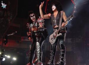 KISS and David Lee Roth performing at the SNHU Arena in Manchester, NH