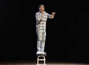 Steve-O performing at The Strand Ballroom & Theatre