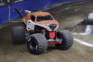 The Monster Jam Triple Threat Series in Providence, RI. at the Dunkin Donuts Center. 