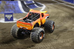 The Monster Jam Triple Threat Series in Providence, RI. at the Dunkin Donuts Center. 