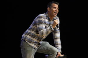 Steve-O performing at The Strand Ballroom & Theatre