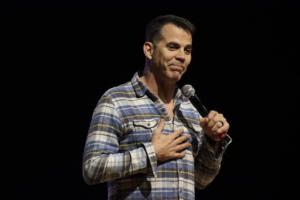 Steve-O performing at The Strand Ballroom & Theatre