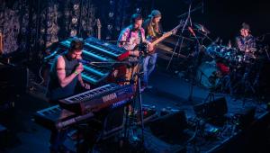 Quadrafunk at Soundcheck Studios in Pembroke, MA on November 24, 2023. 