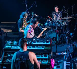 Quadrafunk at Soundcheck Studios in Pembroke, MA on November 24, 2023. 