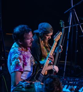 Quadrafunk at Soundcheck Studios in Pembroke, MA on November 24, 2023. 