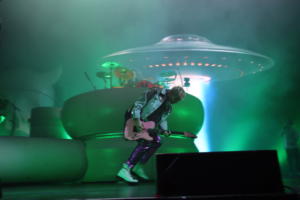 Machine Gun Kelly at the Mohegan Sun Arena on October 31, 2021