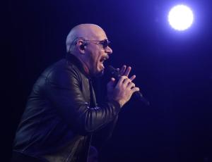 Pitbull at the Xfinity Center in Mansfield, MA