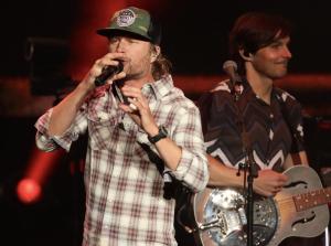 Dierks Bentley at the Xfinity Center in Mansfield, Massachusetts