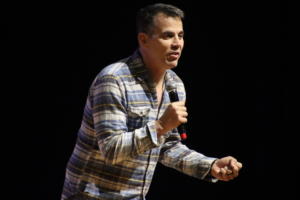 Steve-O performing at The Strand Ballroom & Theatre