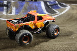 The Monster Jam Triple Threat Series in Providence, RI. at the Dunkin Donuts Center. 