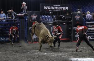 PBR Pendleton Whisky Velocity Tour at the DCU Center in Worcester, MA on February 24-25, 2024.
