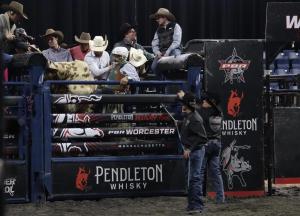 PBR Pendleton Whisky Velocity Tour at the DCU Center in Worcester, MA on February 24-25, 2024.