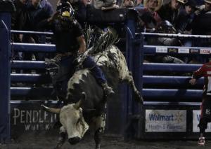 PBR Pendleton Whisky Velocity Tour at the DCU Center in Worcester, MA on February 24-25, 2024.