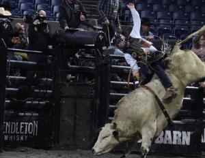 The PBR Pendleton Whisky Velocity Tour (Beatbox PBR Worcester) at the DCU Center in Worcester, Massachusetts February 22, 2025.