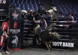 The PBR Pendleton Whisky Velocity Tour (Beatbox PBR Worcester) at the DCU Center in Worcester, Massachusetts February 22, 2025.