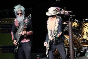 ZZ Top at the Xfinity Center in Mansfield, MA on August 17, 2024.