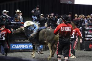 The PBR Pendleton Whisky Velocity Tour (Beatbox PBR Worcester) at the DCU Center in Worcester, Massachusetts February 23, 2025.