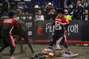 PBR Pendleton Whisky Velocity Tour at the DCU Center in Worcester, MA on February 24-25, 2024.