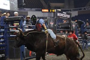 PBR Pendleton Whisky Velocity Tour at the DCU Center in Worcester, MA on February 24-25, 2024.