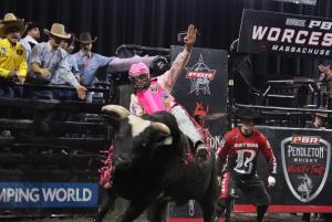 The PBR Pendleton Whisky Velocity Tour (Beatbox PBR Worcester) at the DCU Center in Worcester, Massachusetts February 23, 2025.