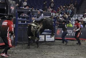 PBR Pendleton Whisky Velocity Tour at the DCU Center in Worcester, MA on February 24-25, 2024.