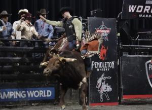 The PBR Pendleton Whisky Velocity Tour (Beatbox PBR Worcester) at the DCU Center in Worcester, Massachusetts February 23, 2025.