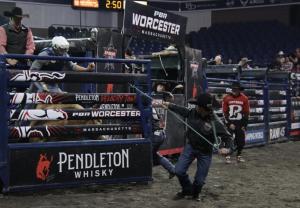 PBR Pendleton Whisky Velocity Tour at the DCU Center in Worcester, MA on February 24-25, 2024.