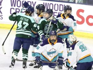 The Boston Fleet vs the New York Sirens at the Tsongas Center on 3/5/2025