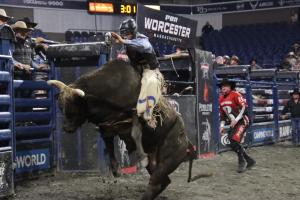 PBR Pendleton Whisky Velocity Tour at the DCU Center in Worcester, MA on February 24-25, 2024.