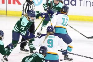The Boston Fleet vs the New York Sirens at the Tsongas Center on 3/5/2025