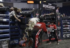 PBR Pendleton Whisky Velocity Tour at the DCU Center in Worcester, MA on February 24-25, 2024.