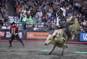 PBR Pendleton Whisky Velocity Tour at the DCU Center in Worcester, MA on February 24-25, 2024.