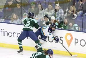 The Boston Fleet vs the New York Sirens at the Tsongas Center on 3/5/2025
