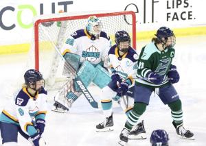 The Boston Fleet vs the New York Sirens at the Tsongas Center on 3/5/2025