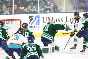 The Boston Fleet vs the New York Sirens at the Tsongas Center on 3/5/2025