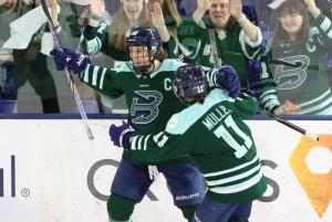 The Boston Fleet vs the New York Sirens at the Tsongas Center on 3/5/2025