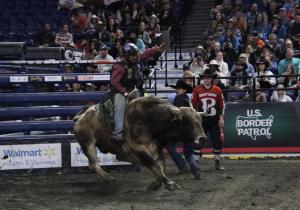 PBR Pendleton Whisky Velocity Tour at the DCU Center in Worcester, MA on February 24-25, 2024.