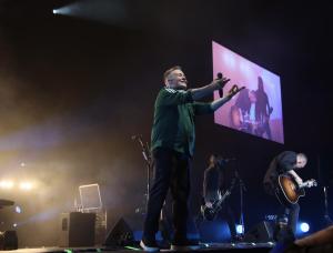 Dropkick Murphys at the Mohegan Sun Arena in Uncasville, CT on March 13, 2025.
