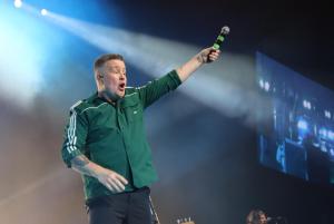 Dropkick Murphys at the Mohegan Sun Arena in Uncasville, CT on March 13, 2025.