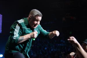 Dropkick Murphys at the Mohegan Sun Arena in Uncasville, CT on March 13, 2025.