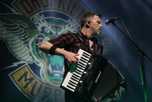 Dropkick Murphys at the Mohegan Sun Arena in Uncasville, CT on March 13, 2025.