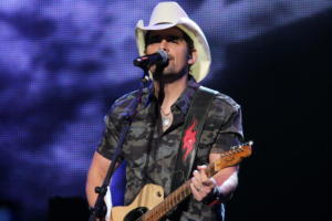 Brad Paisley on his Brad Paisley World Tour at Xfinity Center in Mansfield, MA